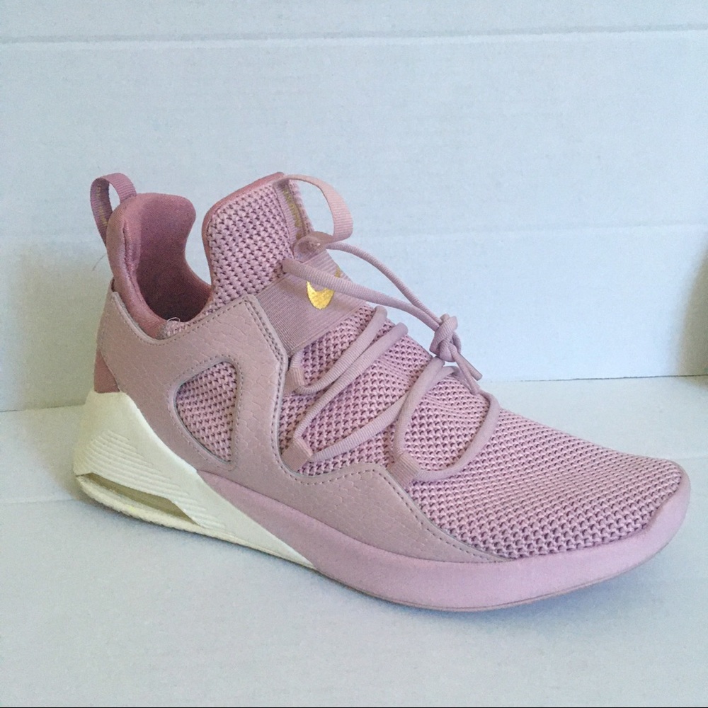 NIKE Air Alluxe Plum and Gold